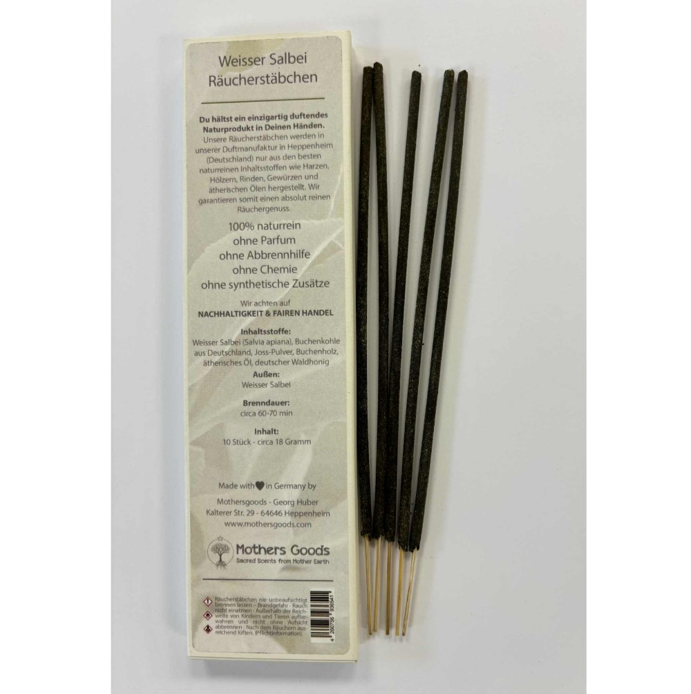 Németországban készült, 100% természetes, prémium minőségű füstölőpálcika - tértisztítás, légfertőtlenítés